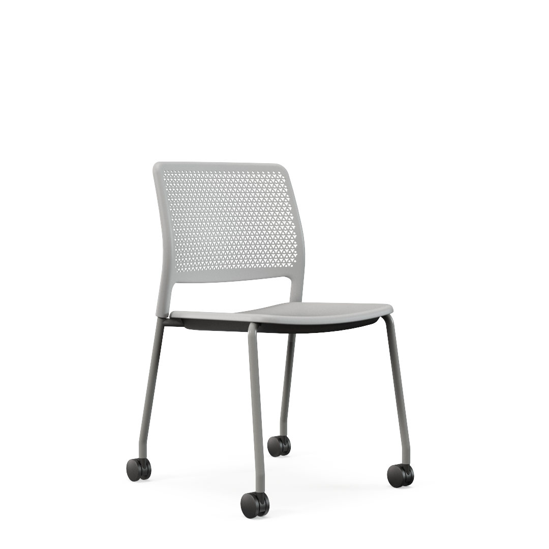 Grafton Stacking - 4 Leg Chair with Castors