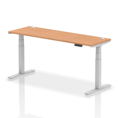 Air Height Adjustable Slimline Desk With Cable Ports