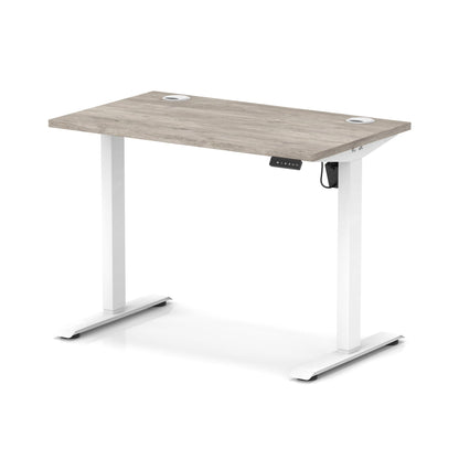 Air Lite Height Adjustable Slimline Desk With Cable Ports