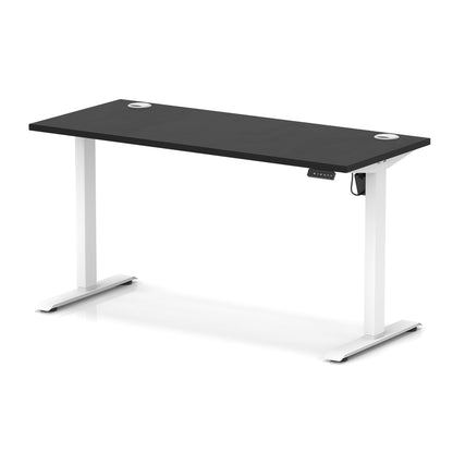 Air Lite Height Adjustable Slimline Desk With Cable Ports