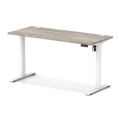 Air Lite Height Adjustable Slimline Desk With Cable Ports
