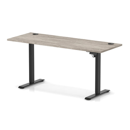 Air Lite Height Adjustable Slimline Desk With Cable Ports