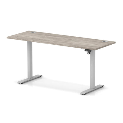 Air Lite Height Adjustable Slimline Desk With Cable Ports