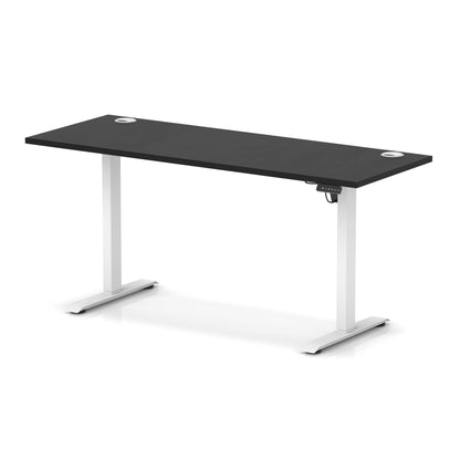 Air Lite Height Adjustable Slimline Desk With Cable Ports