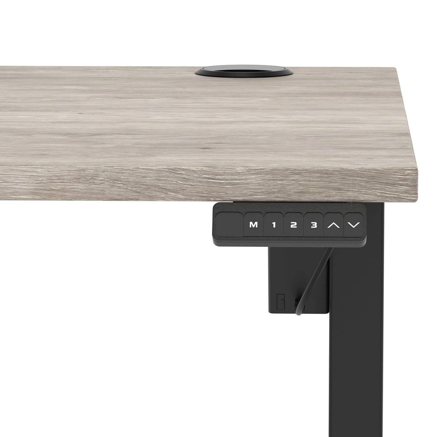 Air Lite Height Adjustable Desk With Cable Ports