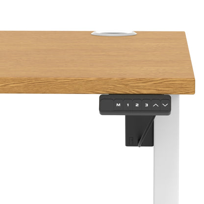 Air Lite Height Adjustable Desk With Cable Ports