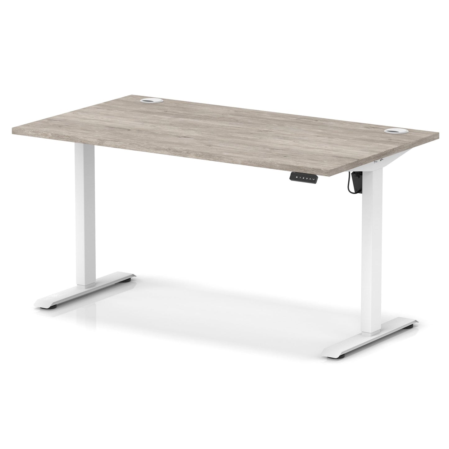 Air Lite Height Adjustable Desk With Cable Ports