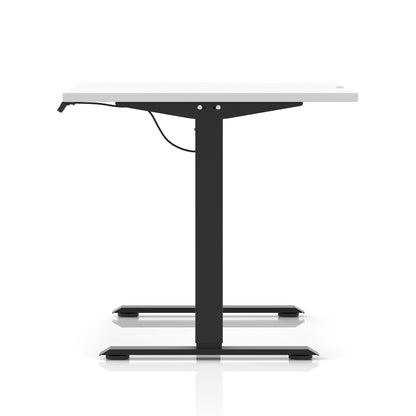 Air Lite Height Adjustable Desk With Scalloped Edge
