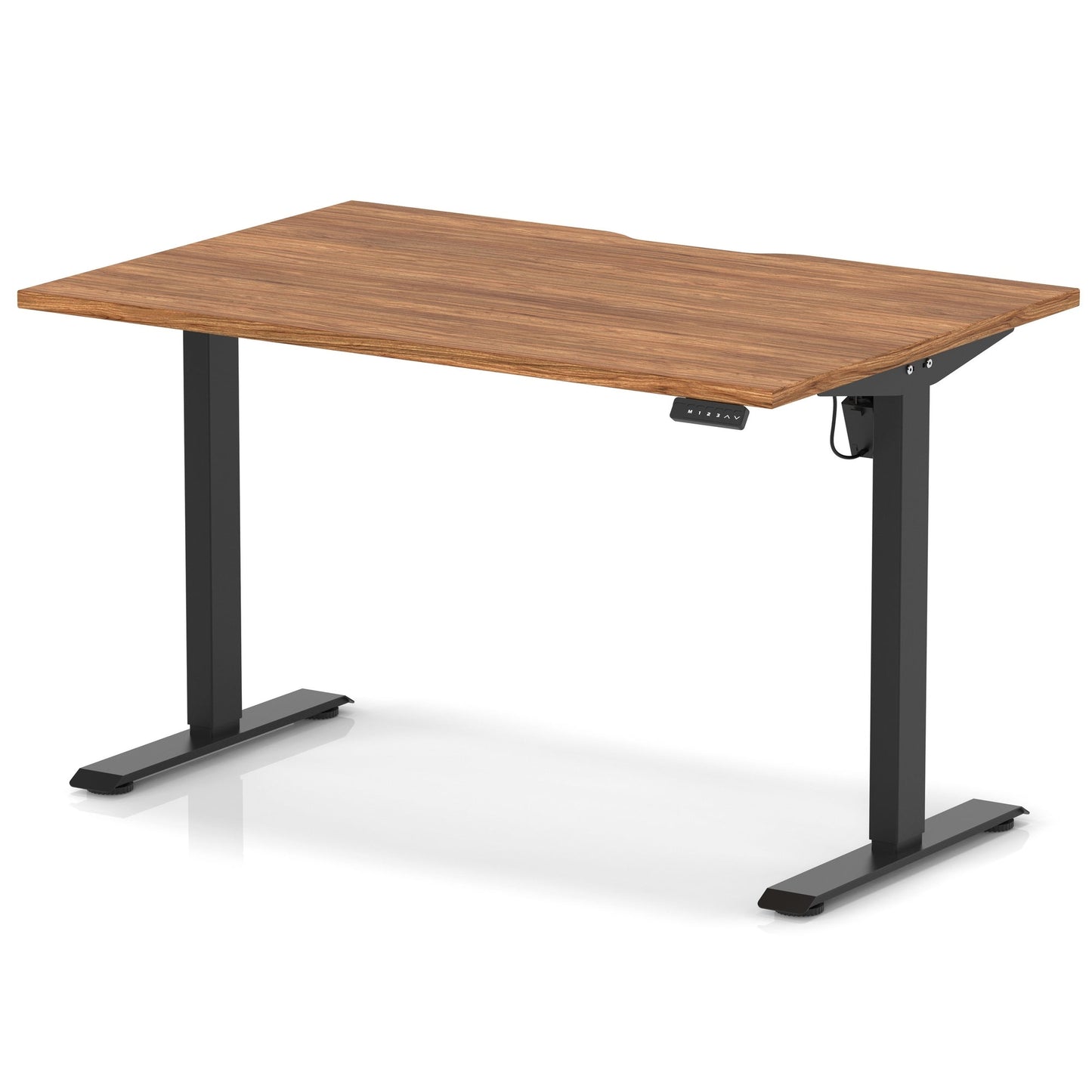 Air Lite Height Adjustable Desk With Scalloped Edge