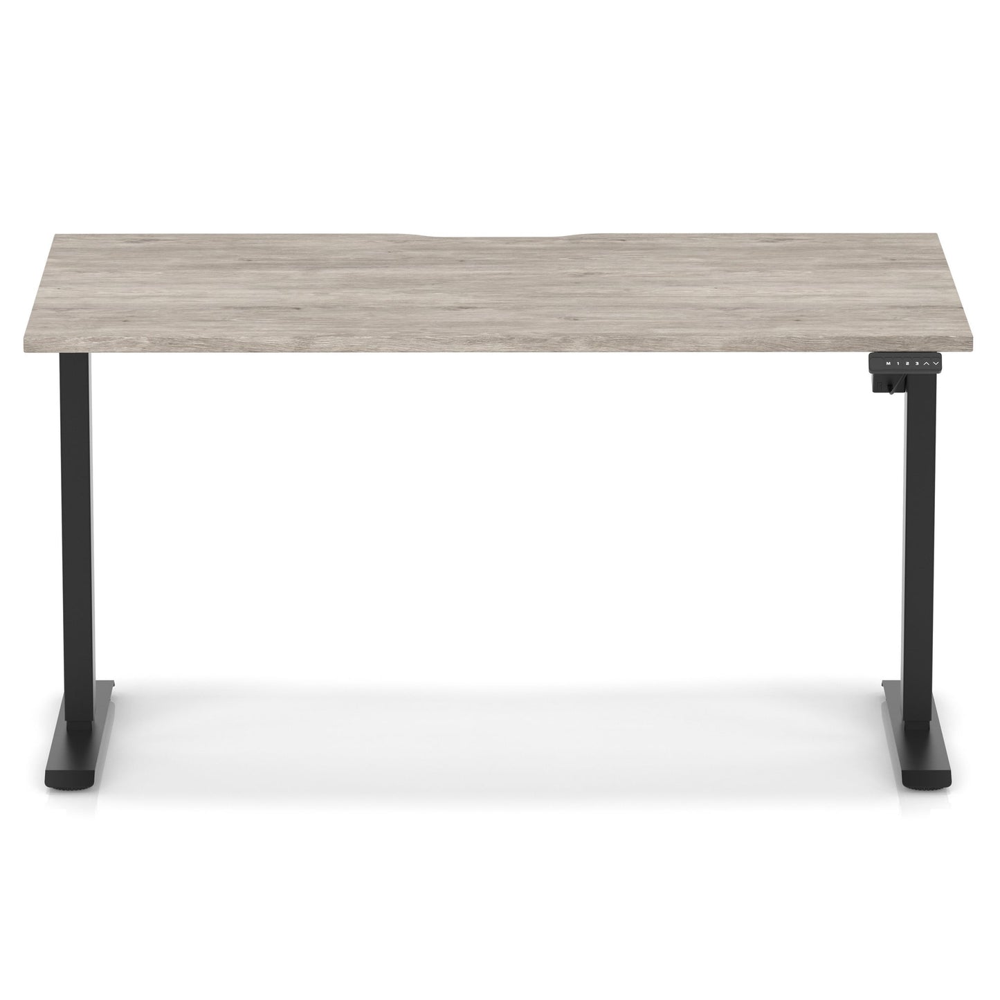 Air Lite Height Adjustable Desk With Scalloped Edge