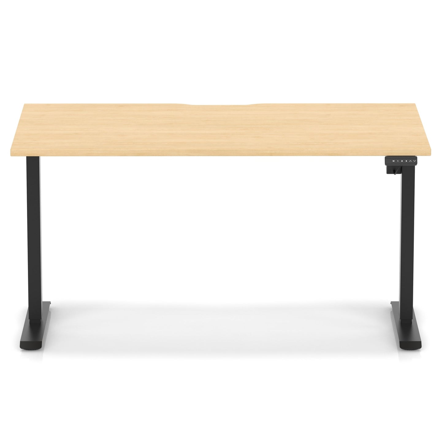 Air Lite Height Adjustable Desk With Scalloped Edge