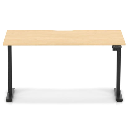 Air Lite Height Adjustable Desk With Scalloped Edge