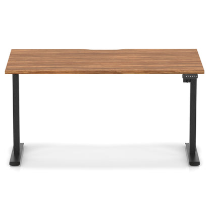 Air Lite Height Adjustable Desk With Scalloped Edge