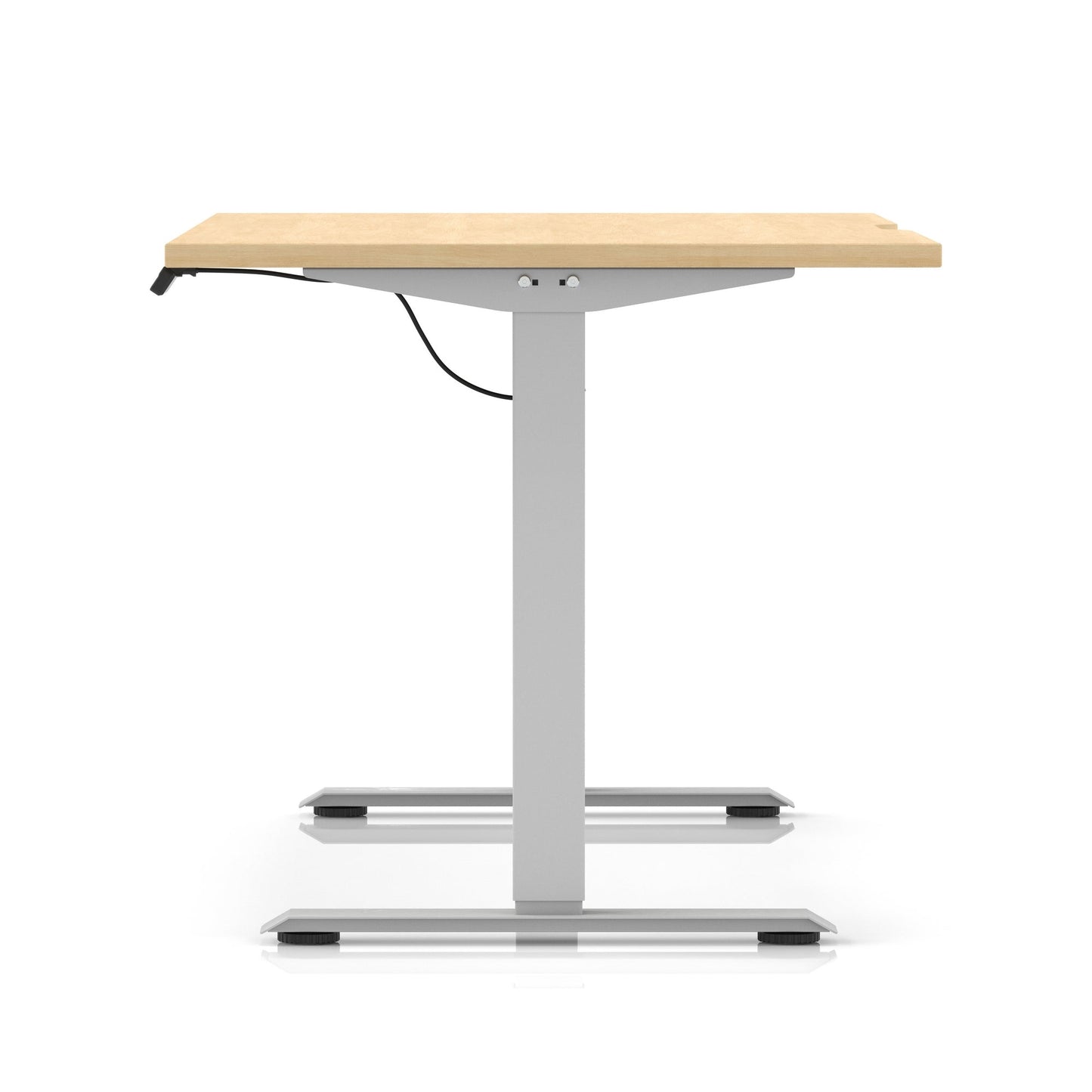 Air Lite Height Adjustable Desk With Scalloped Edge