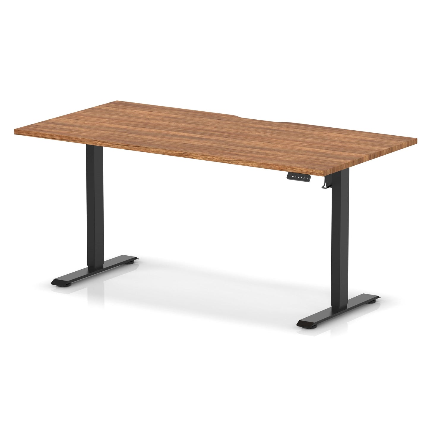 Air Lite Height Adjustable Desk With Scalloped Edge