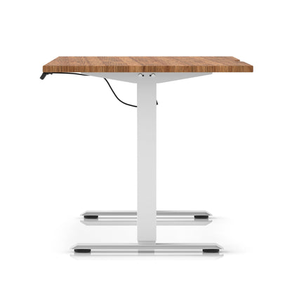 Air Lite Height Adjustable Desk With Scalloped Edge