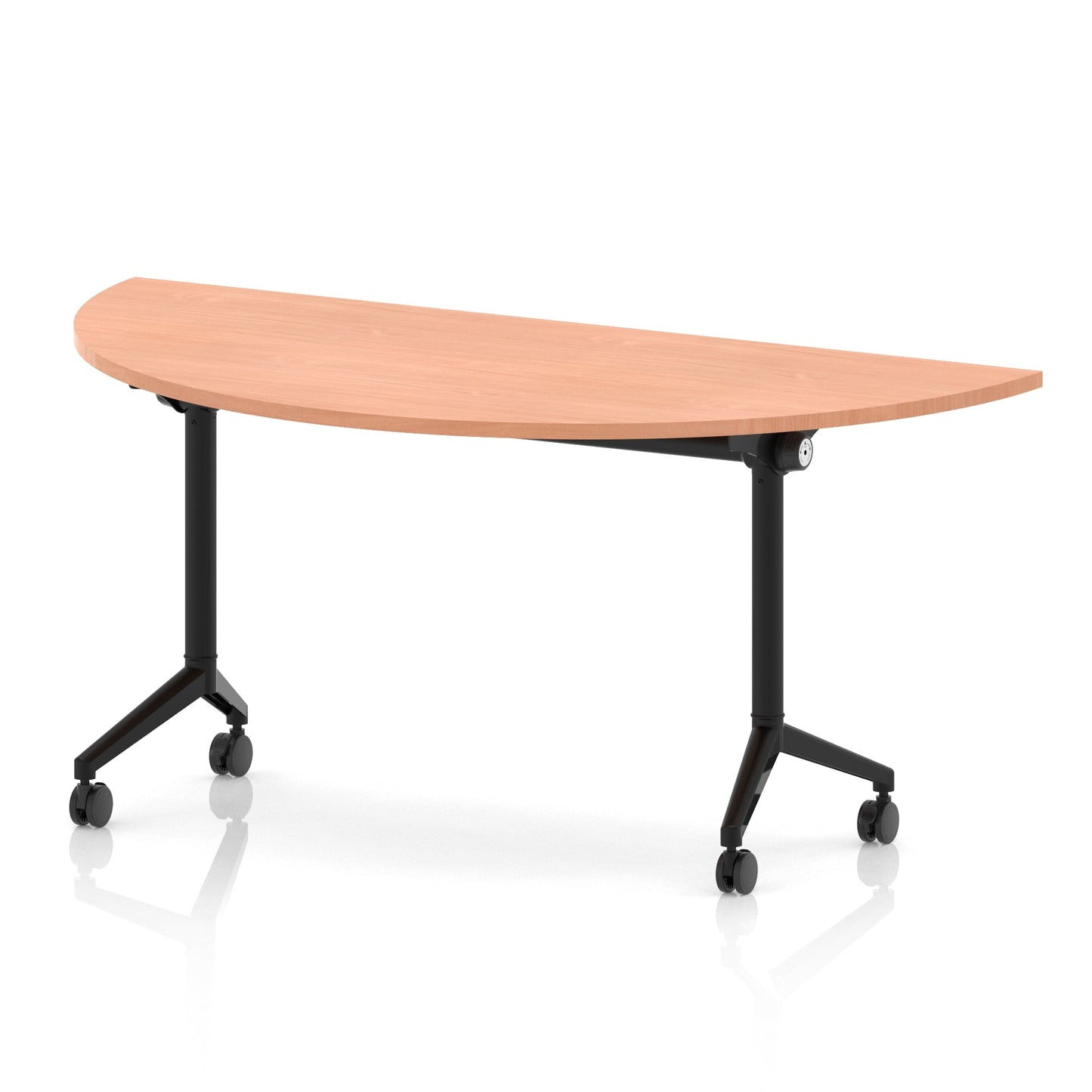 Impulse Plus Flip Top 1600mm Semi-Circle Table