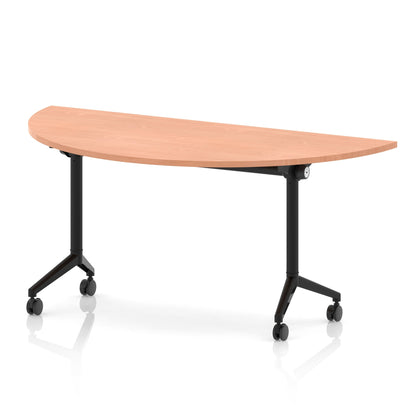 Impulse Plus Flip Top 1600mm Semi-Circle Table