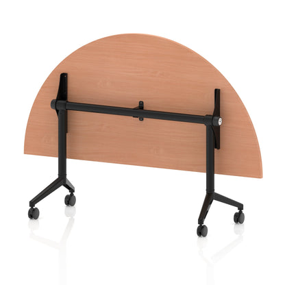 Impulse Plus Flip Top 1600mm Semi-Circle Table