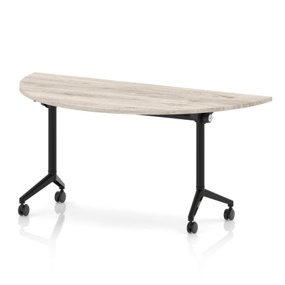 Impulse Plus Flip Top 1600mm Semi-Circle Table