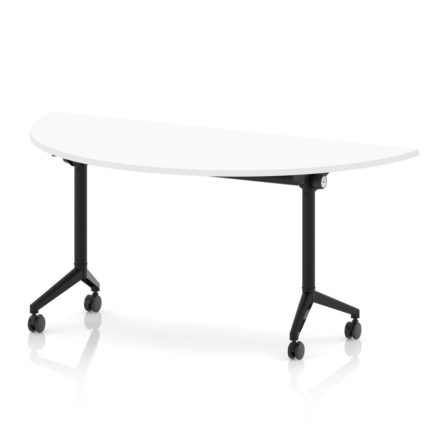 Impulse Plus Flip Top 1600mm Semi-Circle Table