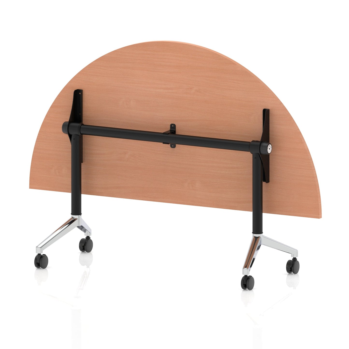 Impulse Plus Flip Top 1600mm Semi-Circle Table