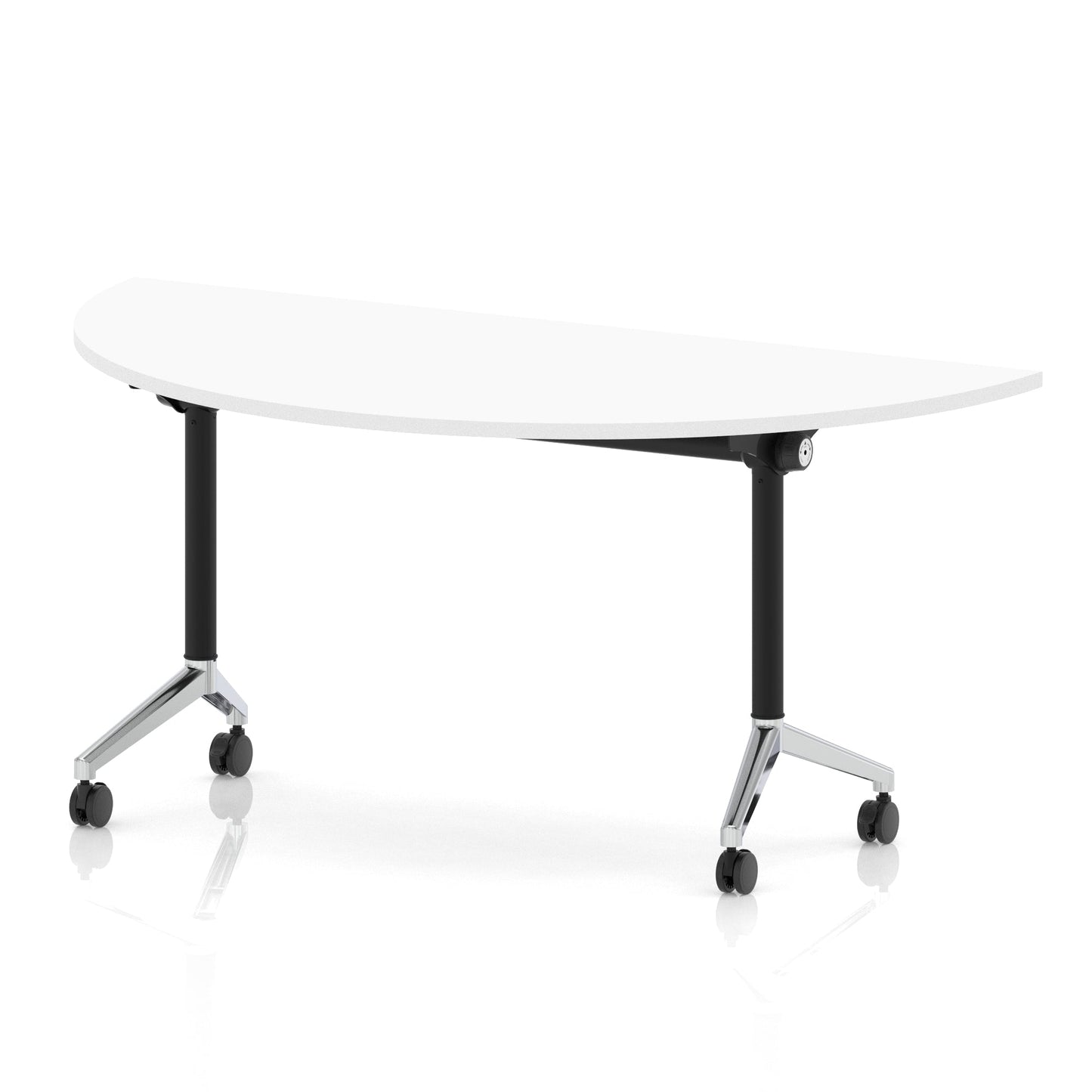Impulse Plus Flip Top 1600mm Semi-Circle Table