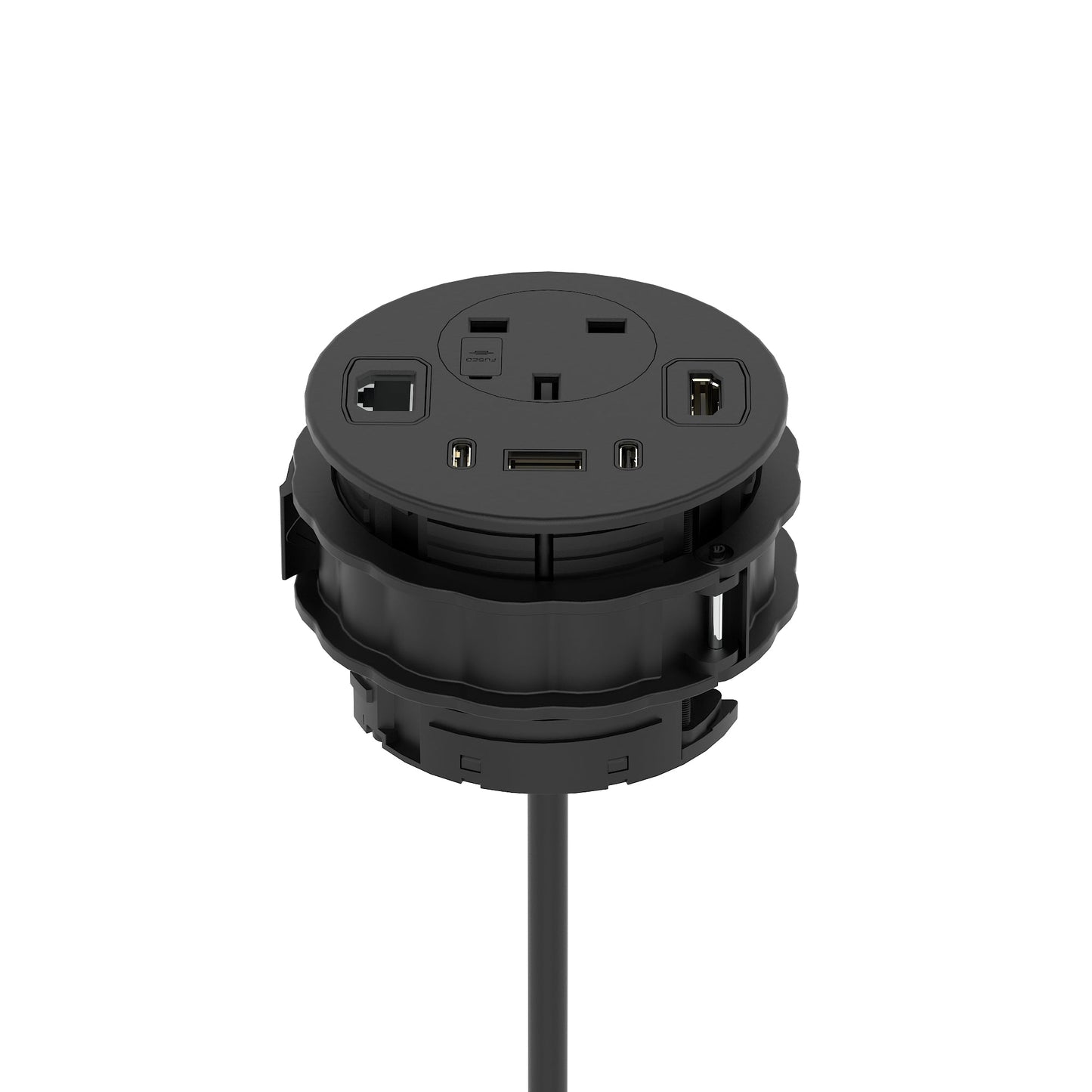 Impulse Round Power Unit Module 1x Socket