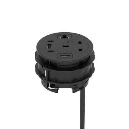 Impulse Round Power Unit Module 1x Socket