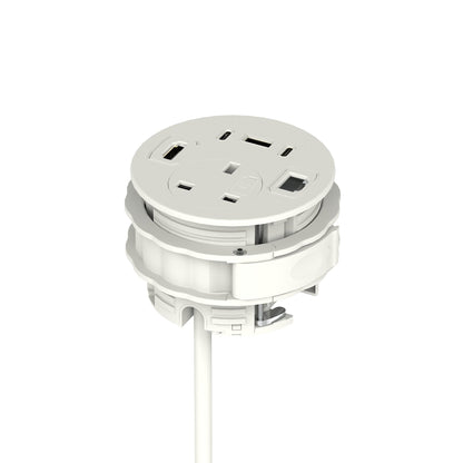Impulse Round Power Unit Module 1x Socket