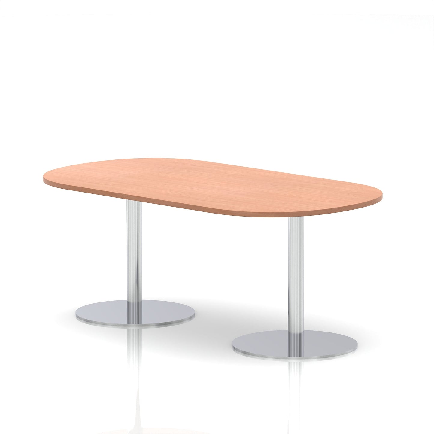Italia Boardroom Table Silver Leg