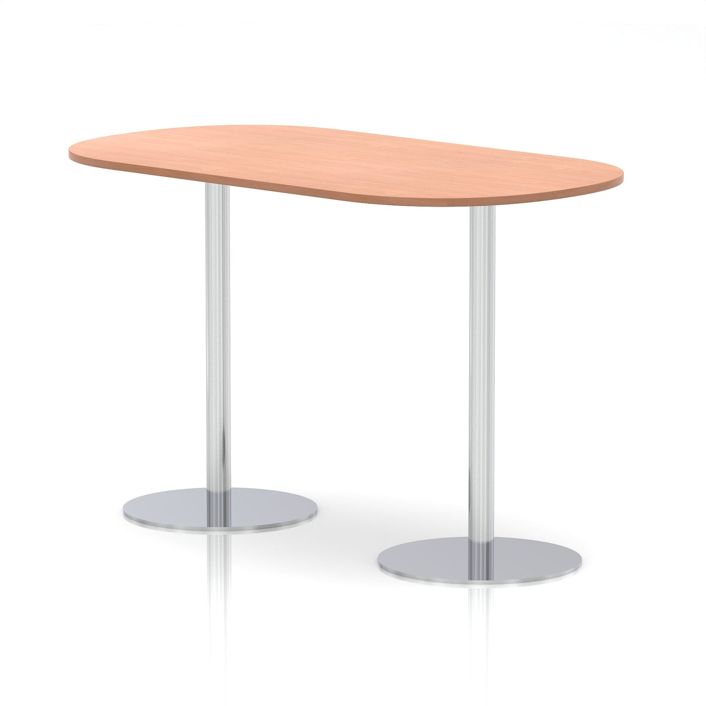 Italia Boardroom Table Silver Leg