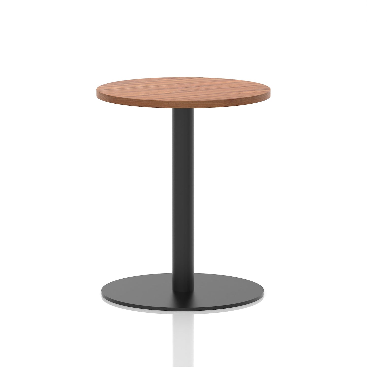 Italia Round Poseur Table Black Leg