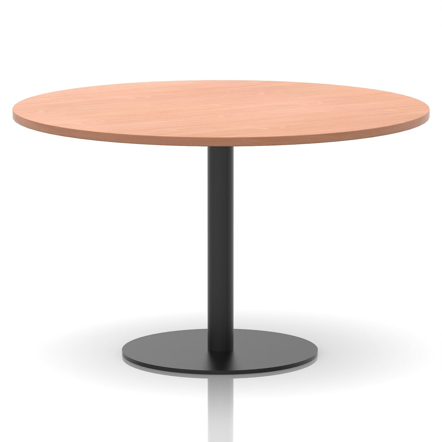 Italia Round Poseur Table Black Leg