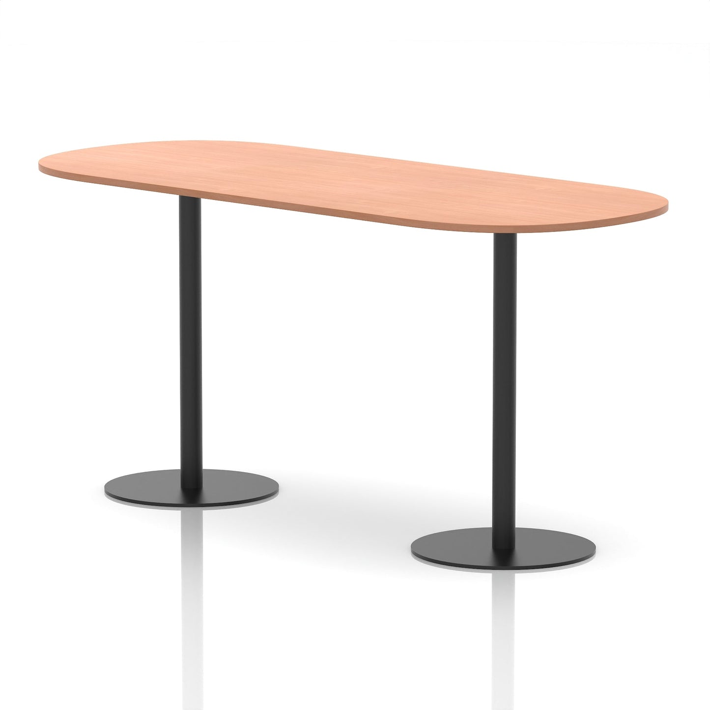 Italia Boardroom Table Black Leg