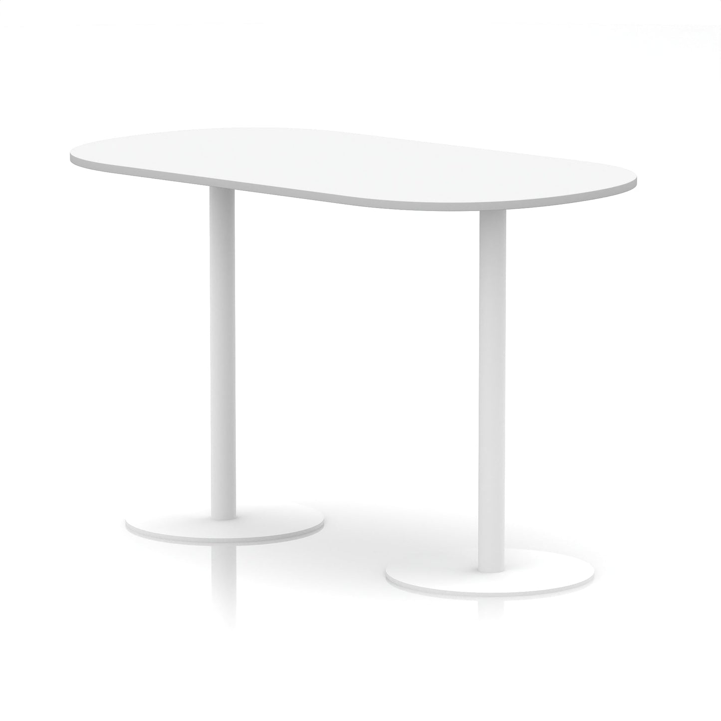 Italia Boardroom Table White Leg