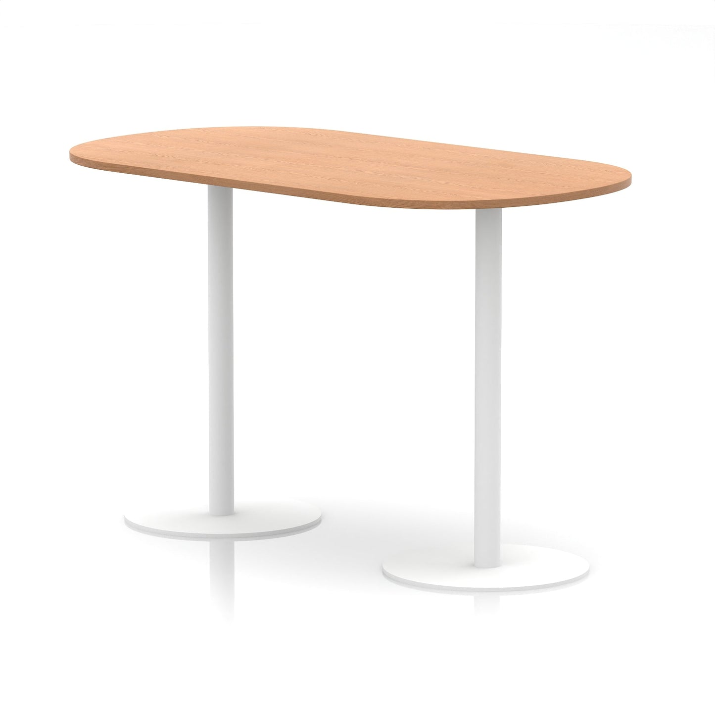Italia Boardroom Table White Leg