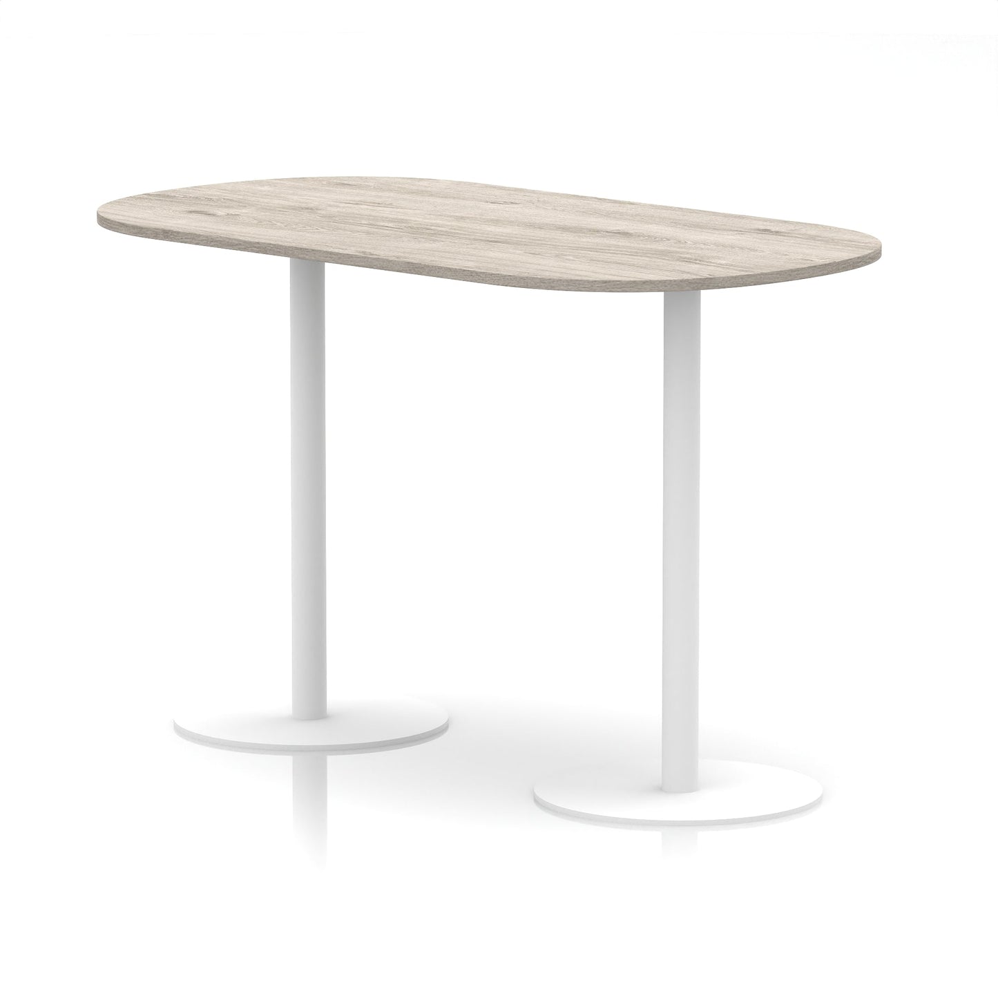 Italia Boardroom Table White Leg