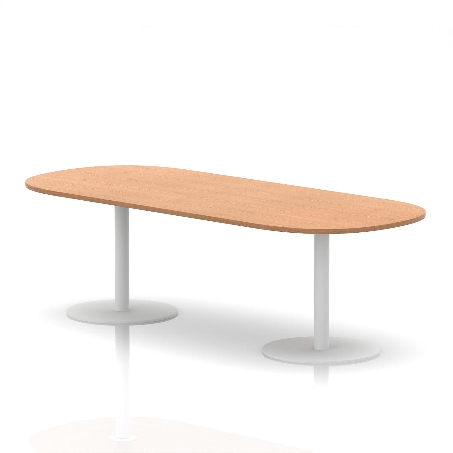 Italia Boardroom Table White Leg