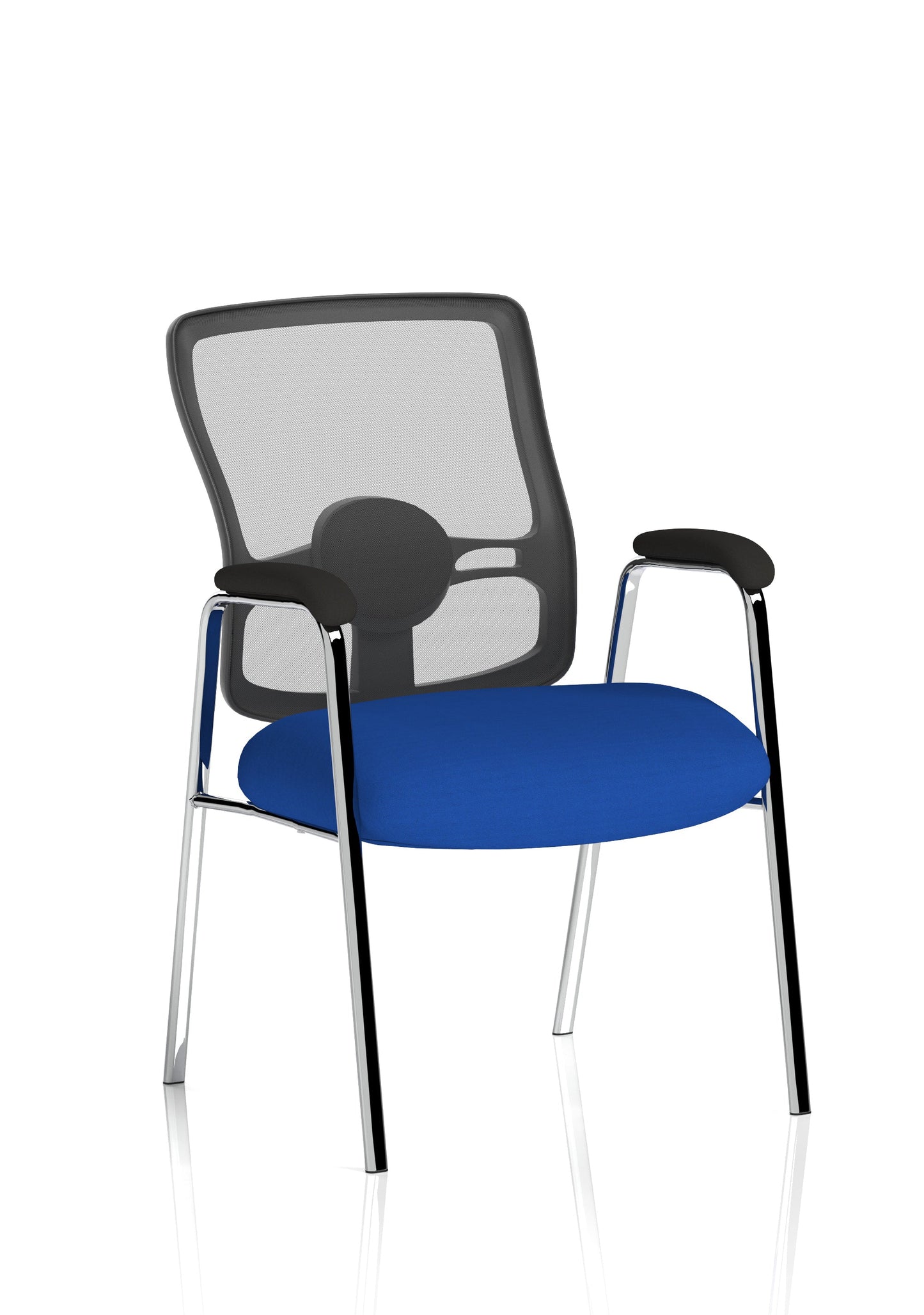 Portland Medium Mesh Back (Straight Leg) Visitor Chair with Arms