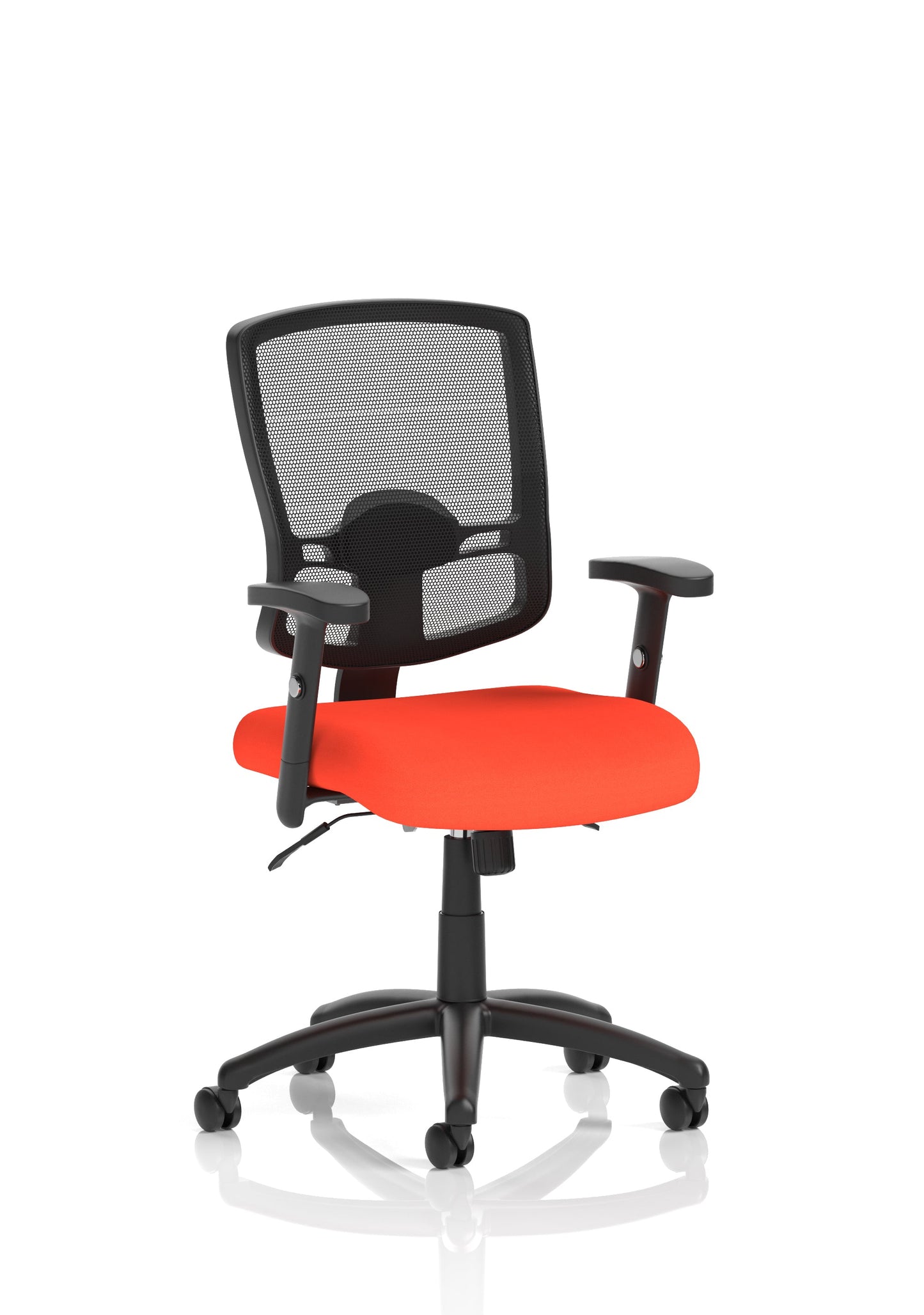 Portland II Medium Mesh Back Task Operator Office Chair with Arms