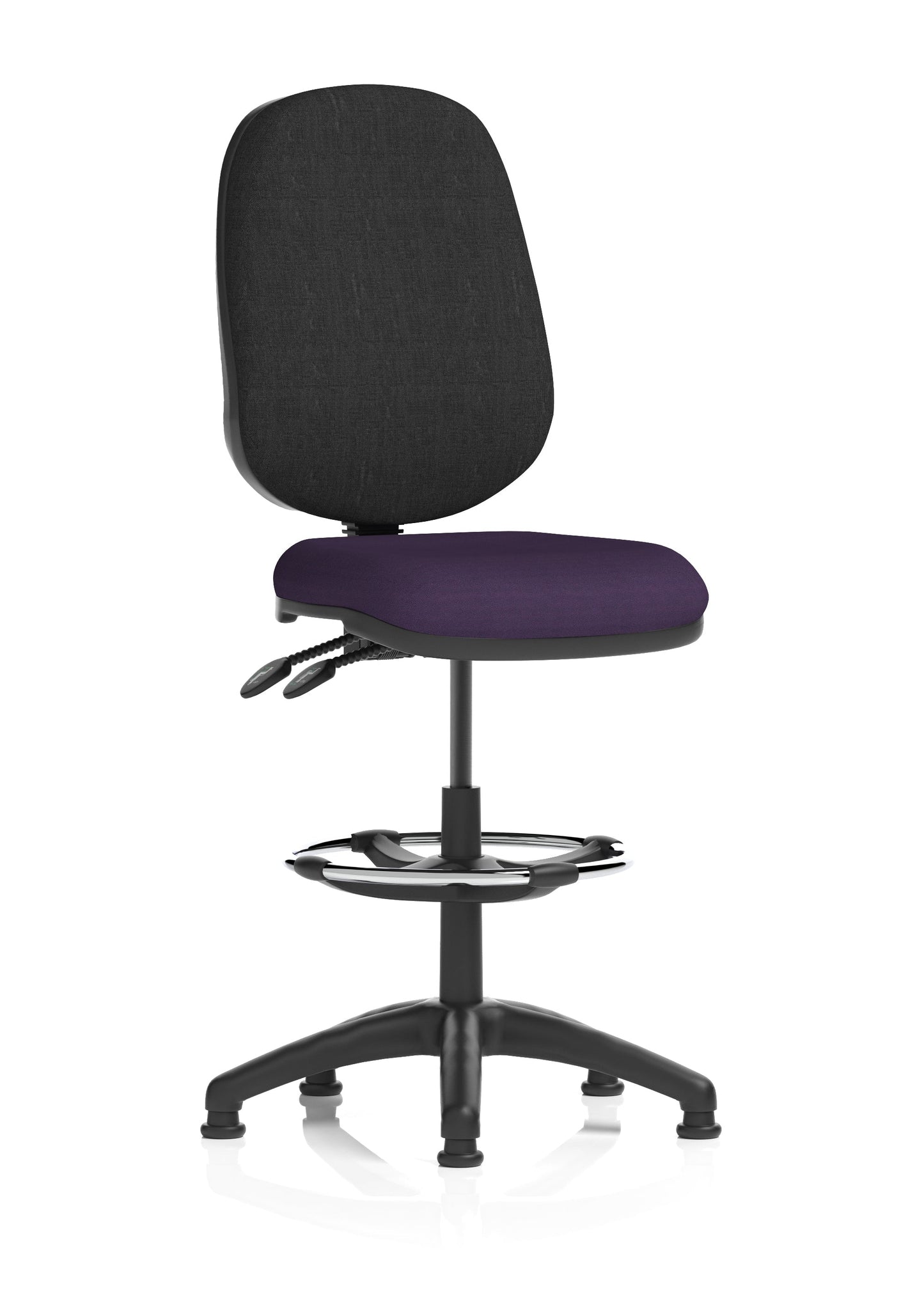 Eclipse Plus II Task Operator Office Chair with Hi Rise Draughtsman Kit