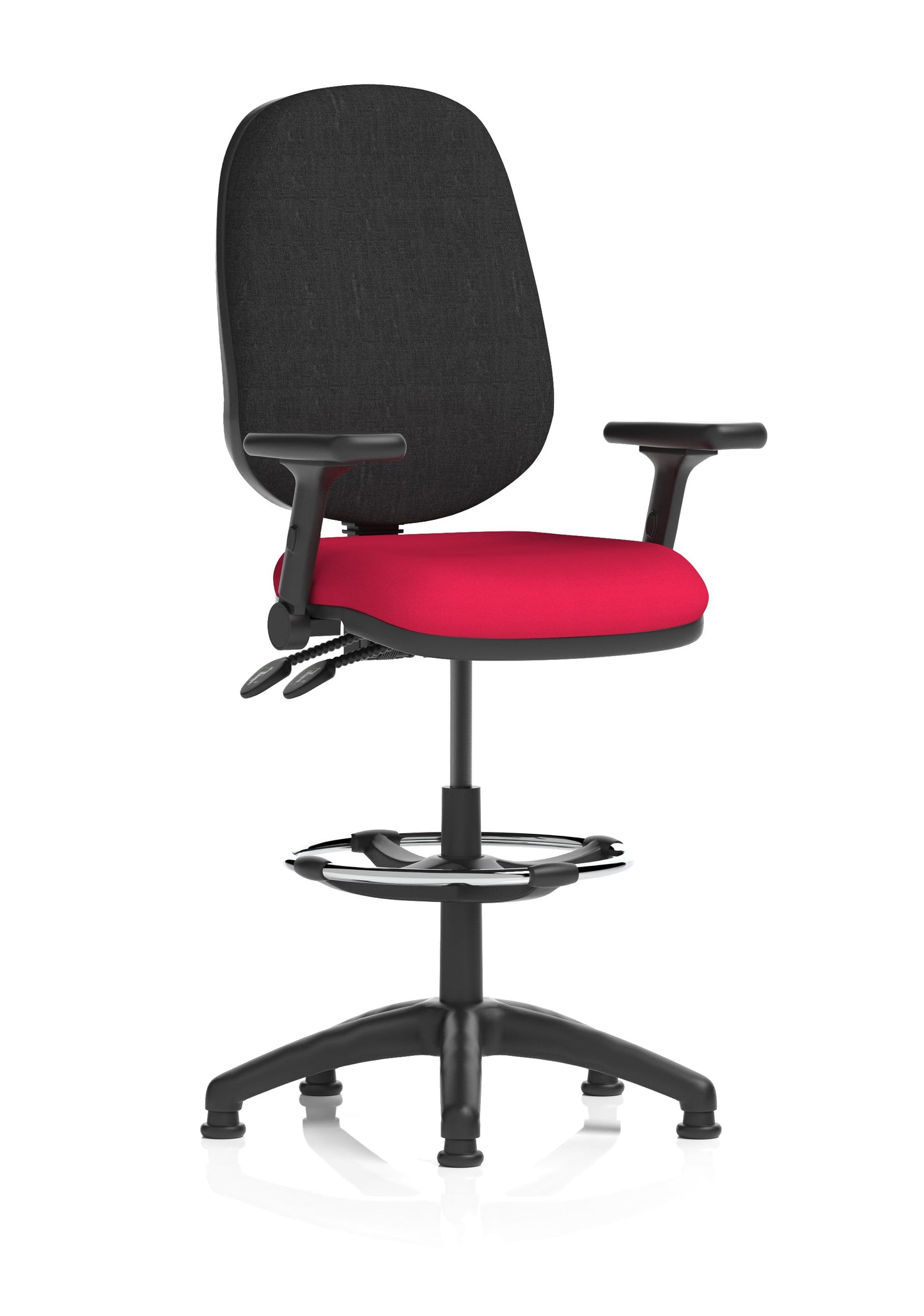 Eclipse Plus II Task Operator Office Chair with Hi Rise Draughtsman Kit