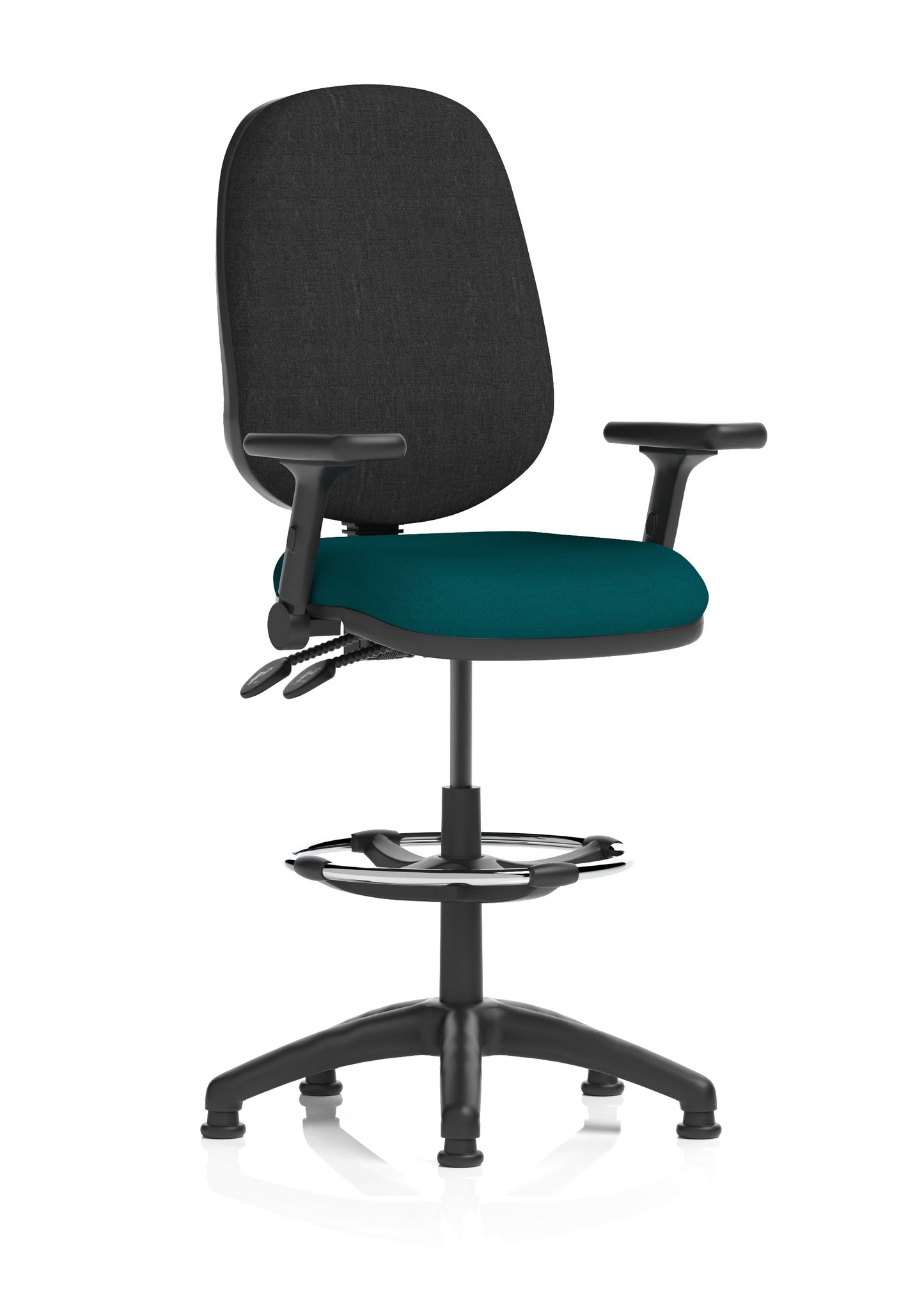 Eclipse Plus II Task Operator Office Chair with Hi Rise Draughtsman Kit
