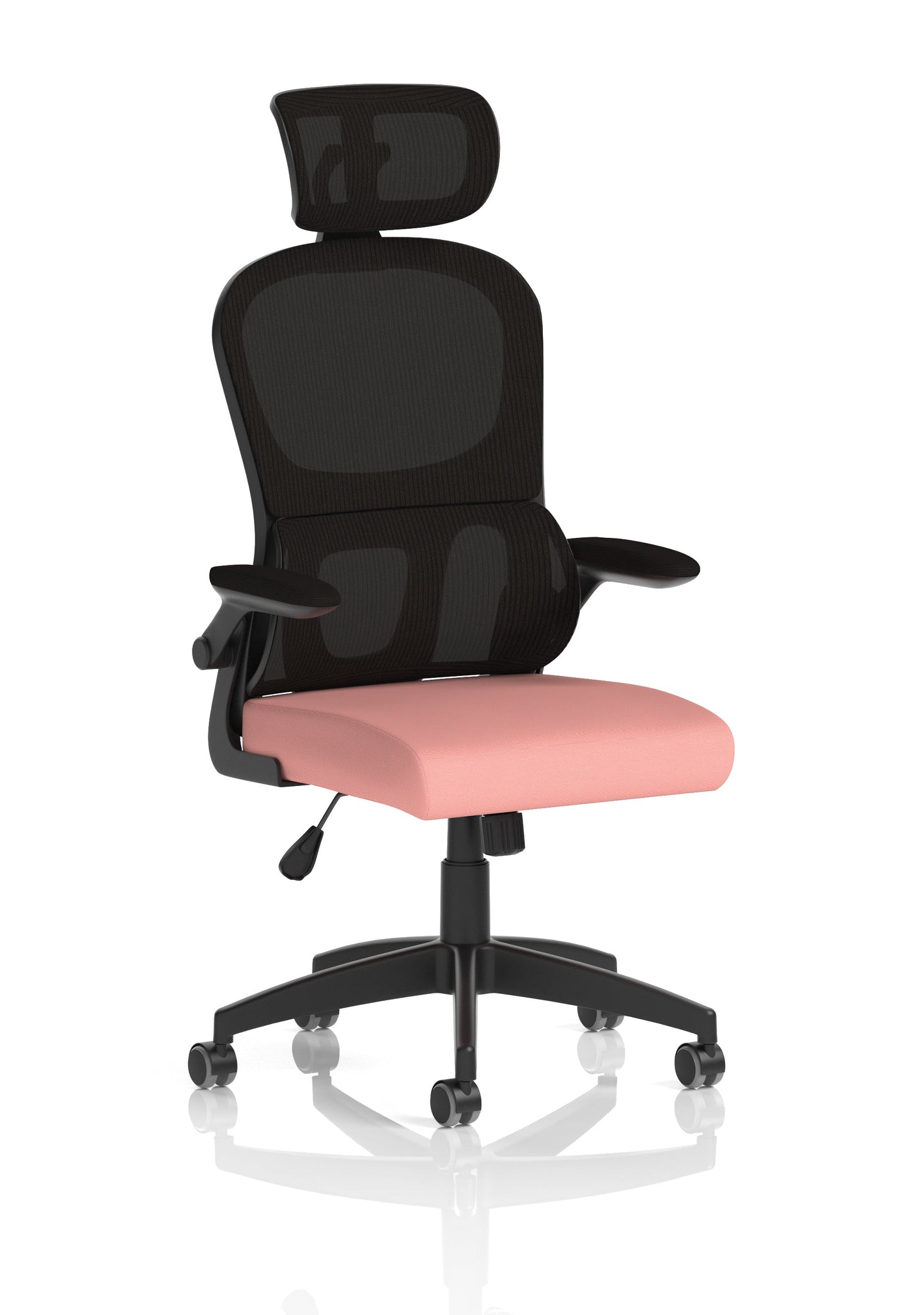 Iris Task Operator Mesh Back Fabric Seat With Headrest