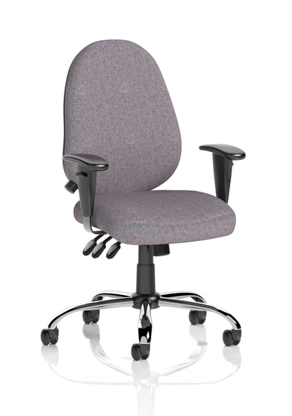 Lisbon Medium Back Task Operator Office Chair with Height Adjustable Arms