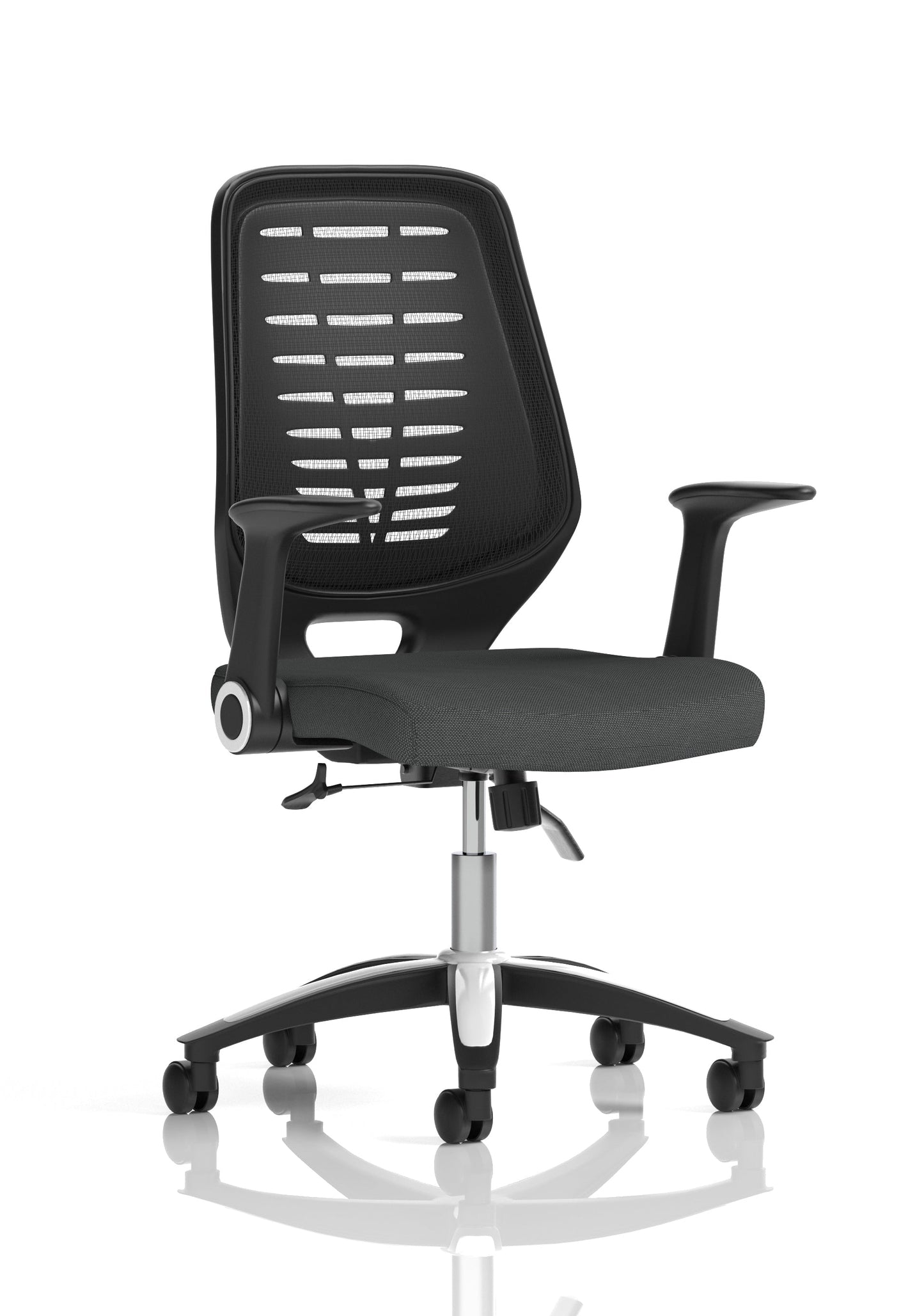 Relay Medium Mesh Back Task Operator Office Chair with Arms
