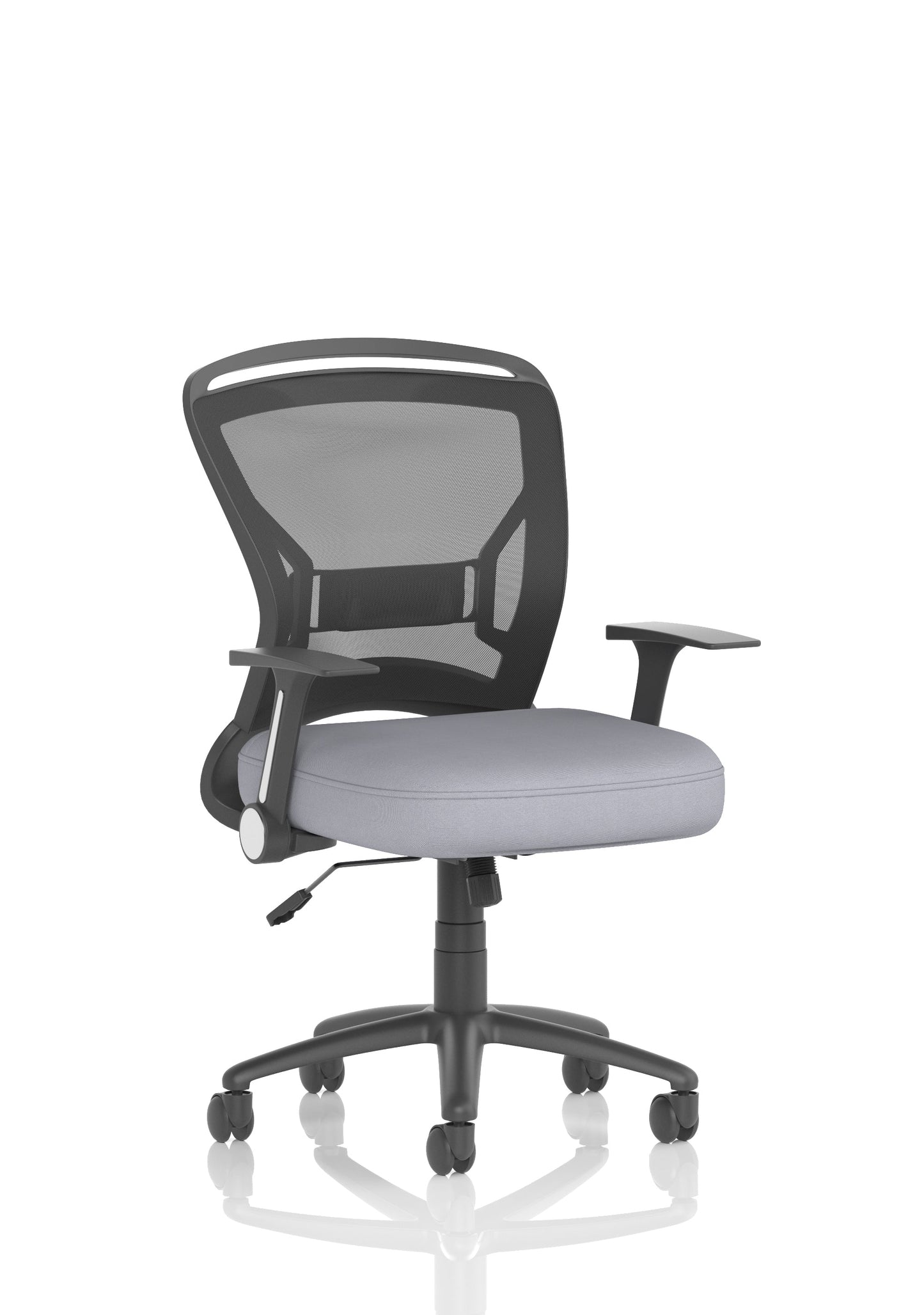 Zeus Medium Mesh Back Task Operator Office Chair with Arms
