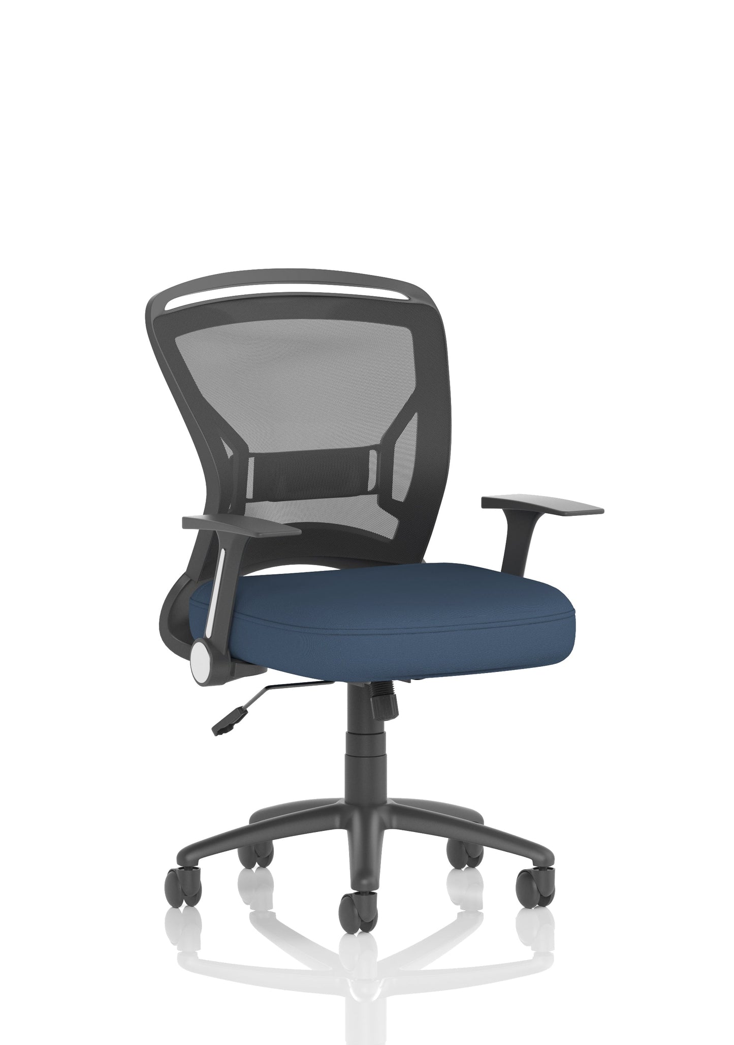 Zeus Medium Mesh Back Task Operator Office Chair with Arms