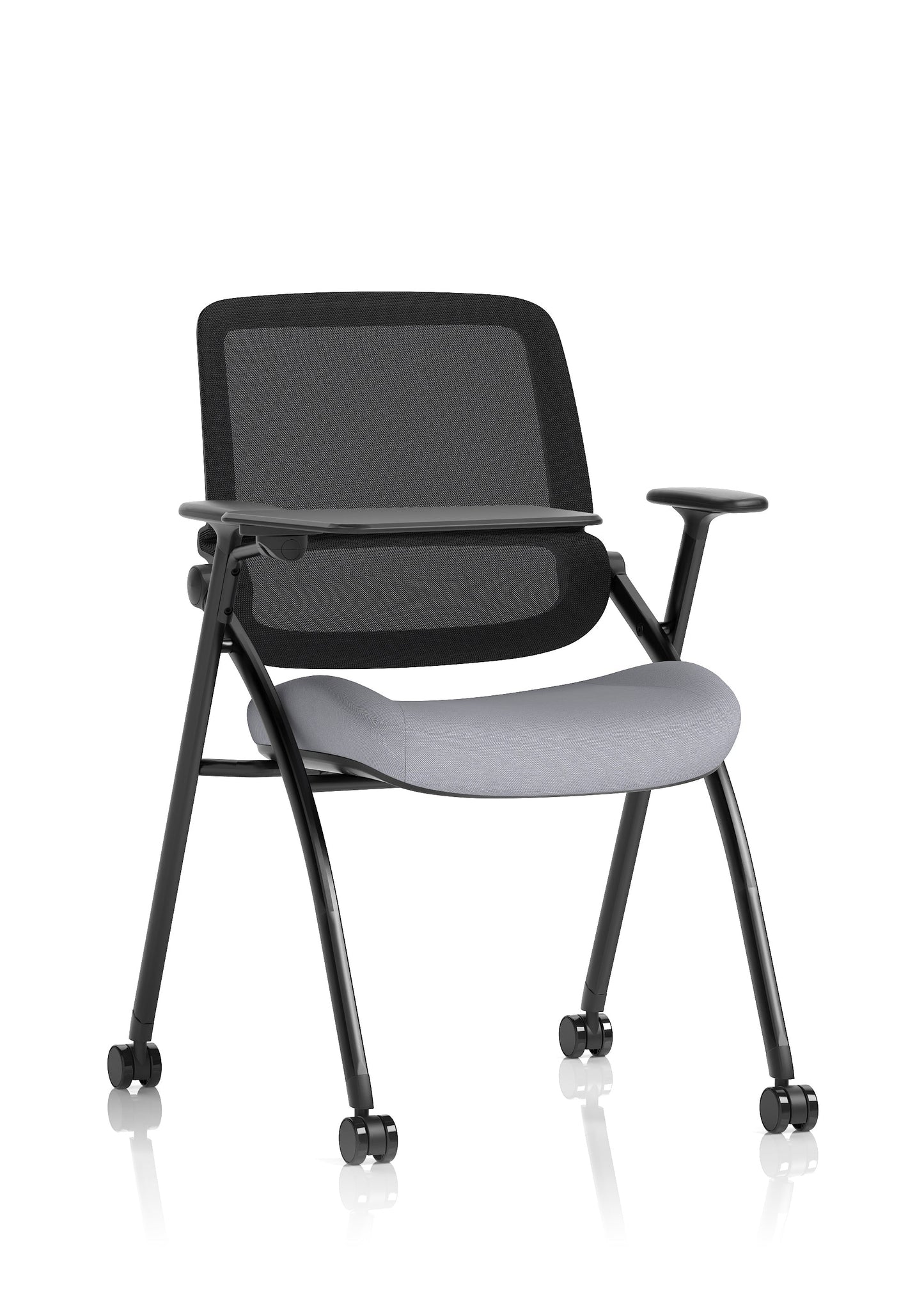 Capra Mesh Back Folding Office Training Chair With Sliding Arms